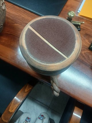 Lámpara artesanal cerámica terracota