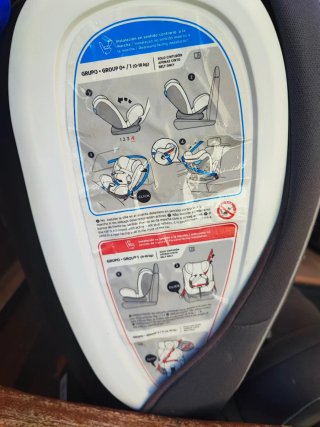 2 Asientos de niño para coche Grupo 0-3 con Isofix