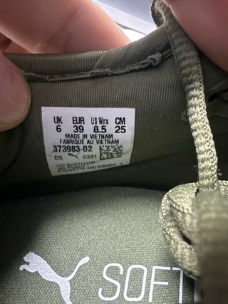Zapatillas Puma Verde Militar