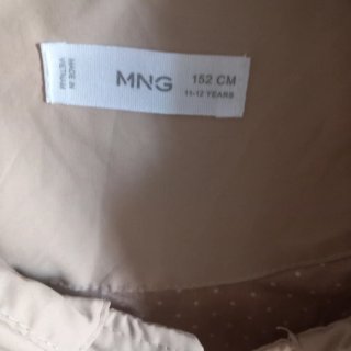 Gabardina Mango Beige Talla 11- 12 años, 152 cm