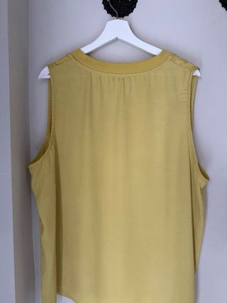 Conjunto Blusa y Falda Amarillo Talla XXL