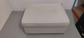 Puf KIVIK Ikea con almacenaje beige