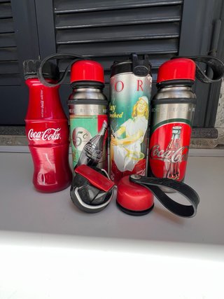 Bottiglie Coca-Cola Vintage Metallo
