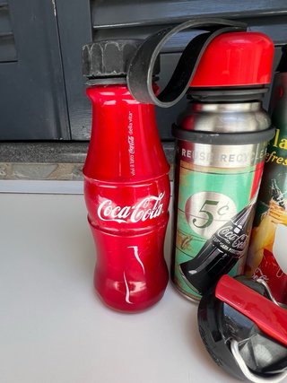 Bottiglie Coca-Cola Vintage Metallo