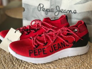 Zapatillas Pepe Jeans London Hike Summ Rojas.