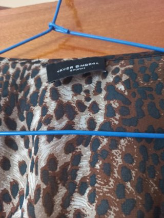 Casaca con top estampado