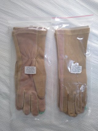 Guantes de vuelo ignífugos EA Talla M