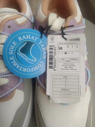 Zapatillas Mujer Morado y Blanco