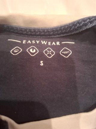 Camiseta Easy Wear Azul Marino Talla S