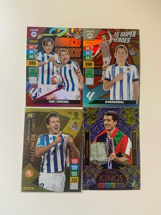 Lote cromos Oyarzabal Adrenalyn La Liga