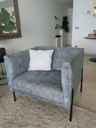 Sofá de lujo gris