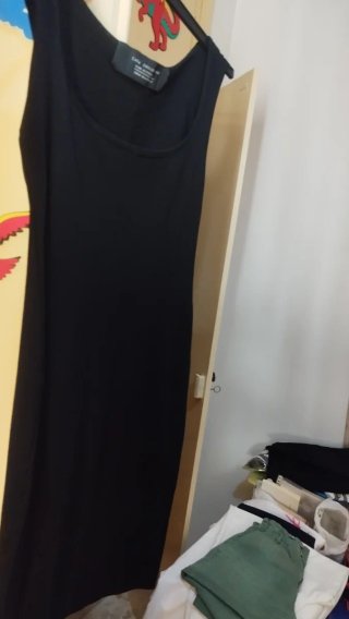 Vestido negro Zara Talla M