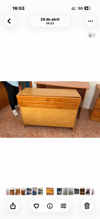 Baúl zapatero de madera gran capacidad