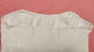 Top blanco de tela