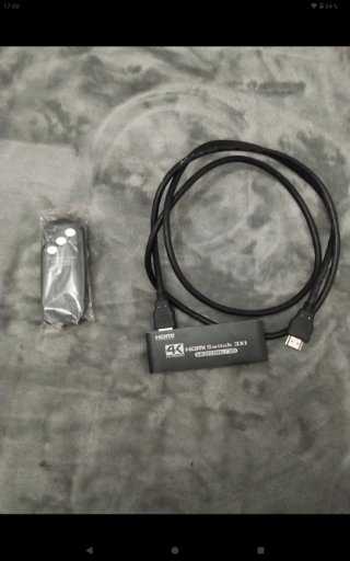 Switch HDMI 3 en 1 con Mando 4K 120Hz