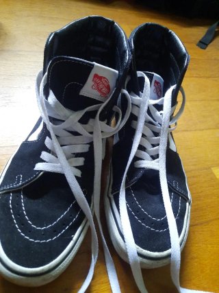 Zapatillas Vans SK8-Hi Negras y Blancas