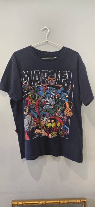 Lote 10 Camisetas Marvel y DC Talla XL