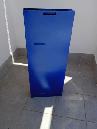 Mueble Cocina Camping Azul y Blanco