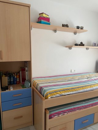 Dormitorio juvenil completo