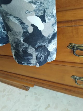 Camisa Estampada Camuflaje Talla XL