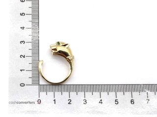 sortija oro 18k con piedra con circonita