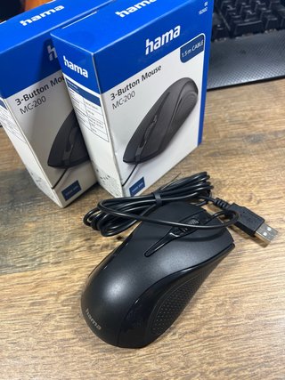 Ratón Hama MC-200 3 Botones Cable 1.5m Nuevo