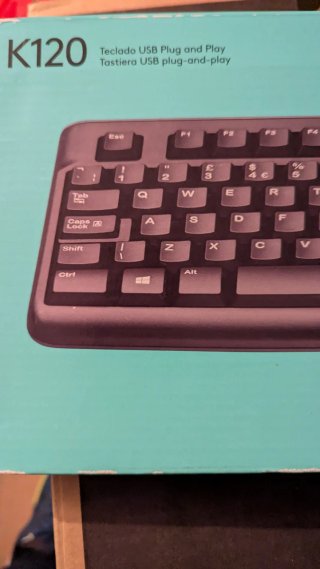 Teclado Logitech K120 Negro