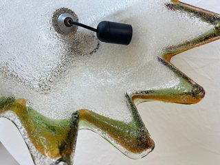 Lampada Vetro Soffiato Murano Mazzega