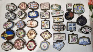 Collezione Piccole Portagioie Porcelain Art 34pz