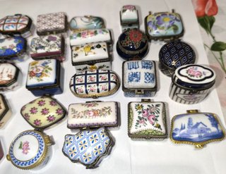 Collezione Piccole Portagioie Porcelain Art 34pz