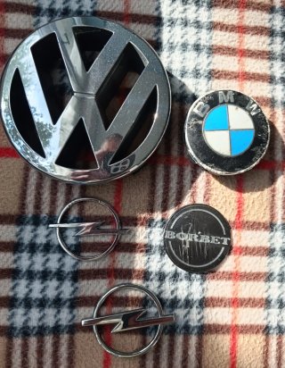 Lotto stemmi marchi auto tedeschi BMW Opel VW