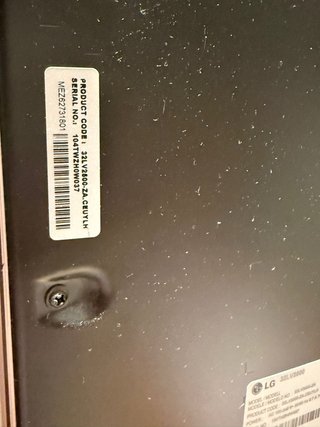 TV LG 32 con mando a distancia