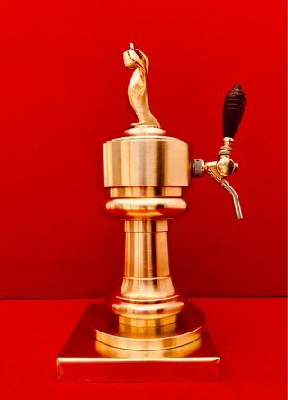GRIFO DE CERVEZA CRUZCAMPO / BRONCE / AÑOS 90