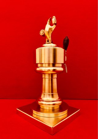 GRIFO DE CERVEZA CRUZCAMPO / BRONCE / AÑOS 90
