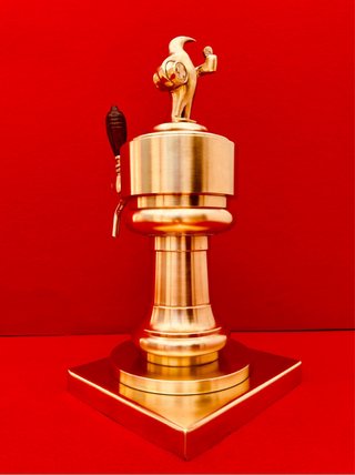 GRIFO DE CERVEZA CRUZCAMPO / BRONCE / AÑOS 90