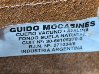 Mocasines Guido Piel Cuero Hombre