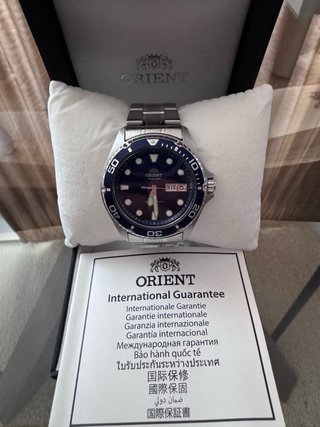 Reloj Orient Mako 2 Azul y Plateado
