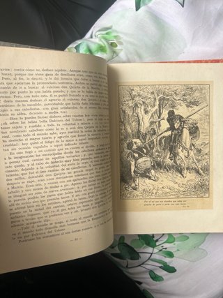 Libro del Quijote 1949, edición escolar,