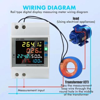 Medidor Eléctrico WiFi 6 en 1