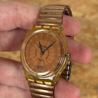Orologio Swatch Flex Copper Dusk GK127