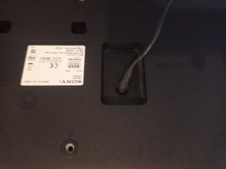 Televisor Sony Negro 32 pulgadas smart TV conexión