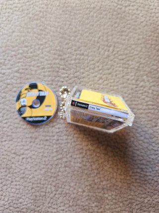 Crazy Taxi ps2 mini cd NFC keychain