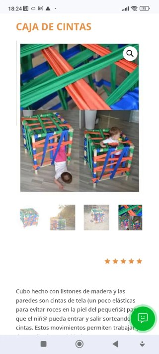 Cubo de madera juego simbólico y motricidad