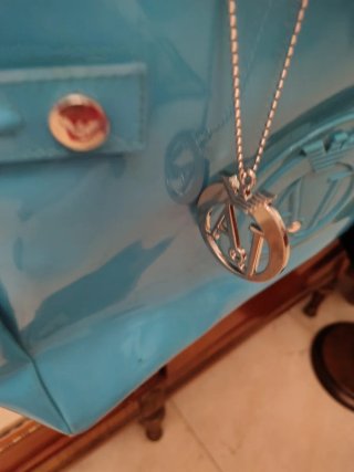 Bolso Azul Armani Jeans Charol