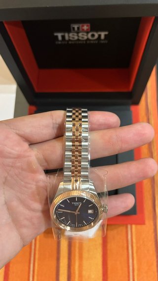 Reloj Tissot Ballade 34mm Azul y Dorado
