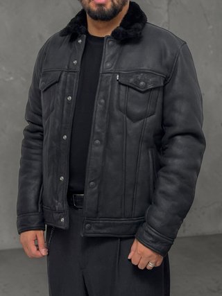 Chaqueta Levi's Trucker Piel Oveja Talla M