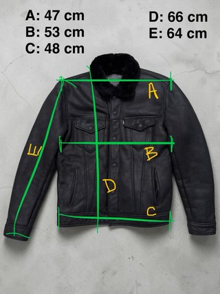 Chaqueta Levi's Trucker Piel Oveja Talla M