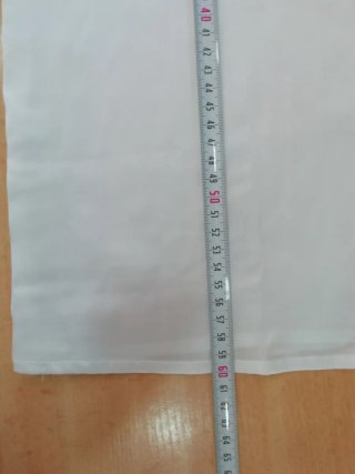 Camiseta lencera raso crema encaje negro talla L