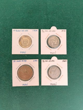 🇵🇪 Lote Monedas de Perú