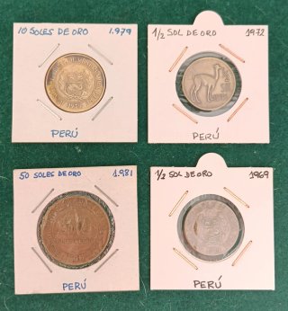 🇵🇪 Lote Monedas de Perú